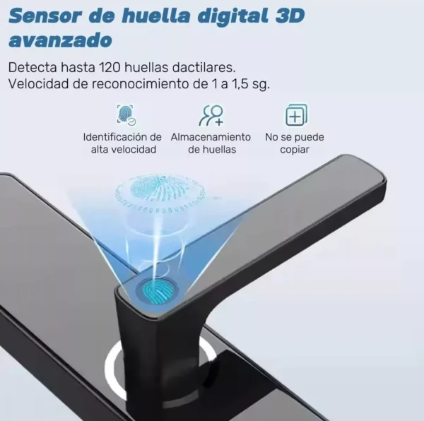 Chapa Inteligente Cerradura Wifi Tuya Smart, Google, Alexa