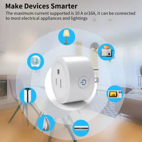 Tomacorriente Inteligente Wifi Con Medidor De Energía - Tuya