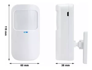 Sensor Pir Infrarrojo Movimiento Inalámbrico 433 Mhz Alarma